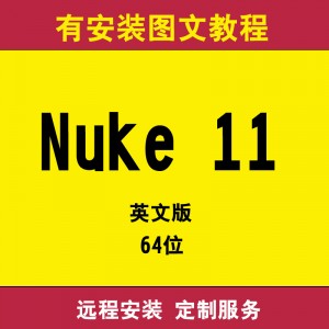 Nuke11.0英文版远程安装服务